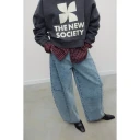 The New Society, Dame, Jeans, Blå, S,