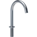 Svingbar tut, utstikk 142 mm, Ø19 mm matt svart