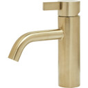 Noba W4 servantkran med løft opp i børstet messing brushed brass