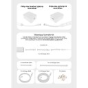 Philips Hue Gradient LightStrip Kabel 5 cm Hvit 4 stk