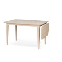 Torkelson Ella matbord Vitoljad ek 125 165 x 85 cm Hvit