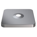 Glatz Deksel aluminiumeloksert look for parasollfot M4 180 kg Glatz