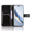 Honor Magic6 Pro Lommebok-deksel med Magnetisk Lukning Svart