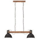 vidaXL Industriell hengelampe 25 W svart 109 cm E27