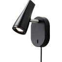 Nielsen Light Kile vegglampe 4,5 watt  - Svart