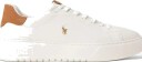 Polo Ralph Lauren Rlite Court Tumbled Leather Sneaker   White   43.5