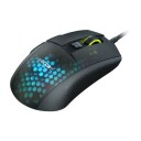 ROCCAT Burst Pro - Gaming mus - Optisk - 6 - Svart med RGB-lys