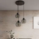 TK Lighting Cubus 3 Pendel Graphite Euluna