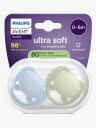 Philips Avent Ultra Soft smokk 0 6 m 2 pakning grønn/blå