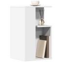  Sidebord hvit 35x35x60 cm sponplate 840737