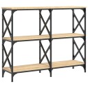  Konsollbord sonoma eik 100x28x80,5 cm konstruert tre
