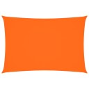 vidaXL Solseil oxfordstoff rektangulær 3x5 m oransje