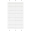  plisségardin Hvit 120x200 cm Stoff Bredde 119,4 Polyester
