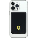 Ferrari 15W MagSafe Power Bank 5000mAh med Metalllogo - Svart