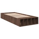  Sengeramme brun eik 75x190 cm konstruert tre 8721102622816