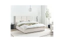 Seng med lagring Lagord   Off white Svart 160x200 cm