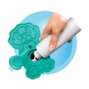 KONG ZoomGroom Bubbles Hundebørste med Sjampo L - Massasjebørste for Bading