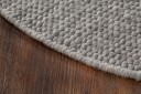Skagen Ullteppe Rund 240 cm   Sølv