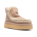 MOU Mini Eskimo Platform Boot   Beige   38