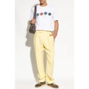 PS Paul Smith Flower Crew Neck T Shirt White