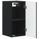 vidaXL Baderom veggskap ARNHEM Svart 30 x 31 x 59 cm Konstruert tre