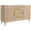 vidaXL Skjenk sonoma eik 100x36x60 cm konstruert tre