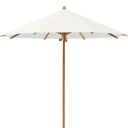 Glatz Teakwood parasoll 350 cm Kat.4 404 White