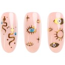NEONAIL Let Them Glow Nail Stickers Boho Gold