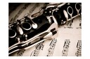 Fototapet Clarinet And Music Notes 400x309 - Artgeist sp. z o. o.