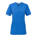 Smila Workwear Dame Carin Bluse Light Royal 1 stk SBG-77802-24 XXS