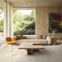 Ryetepper   Ikara Natural Cotton Shaggy krem Størrelse: 240 x 340 cm