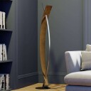 Lucande LED-gulvlampe Marija i svart