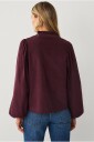 Ellos Collection   Bluse i cord   Rød