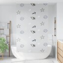  Dusjrullgardin med kassett 120x240 cm Stoffbredde 116 cm