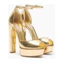 Casadei Dame Sko Gul 35 1/2 EU,
