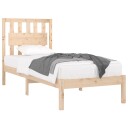vidaXL Sengeramme heltre furu 90x190 cm 3FT Single