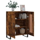 vidaXL Skjenk røkt eik 69,5x34x90 cm konstruert tre