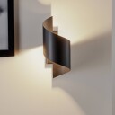 EMIBIG LIGHTING Vegglampe Spiner svart høyde 30 cm stål