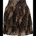 Ariel Skirt Black AOP XL Velour look AOP skirt