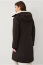 Áhkká   Parka Perfect Parka Warm w Soft Fur   Brun