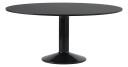Muuto Midst søylebord Ø 160 Black Linoleum-Black