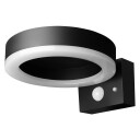 LEDVANCE ENDURA STYLE Solar Sensor Wall Circle 6W BK