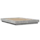  Sengeramme betonggrå 135x190 cm konstruert tre 8721102618659