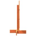 Vidaxl Juletre av tre til pynt voksbrun 60 cm heltre furu
