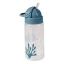 Done by Deer Straw Bottle Sea Friends Blå