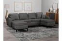 Knocklong 4 sits Hörnbäddsoffa Dark grey  