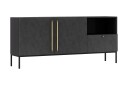 Anjal Kommode 180 cm   Svart