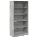  Garderobeskap betonggrå 100x50x200 cm sponplate 8721158340771