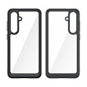 Hurtel Outer Space-etui med gelramme for Samsung Galaxy S24 FE Svart