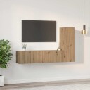  TV benksett 3 pcs artisan eik 150.5 x 30 x 90 cm Konstruert tre
